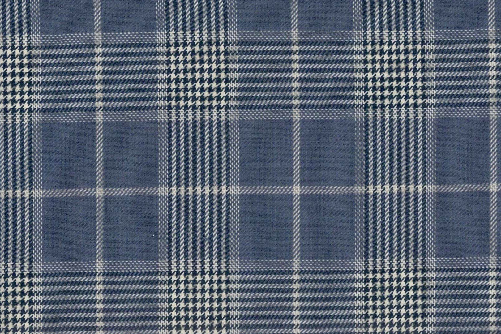 Sport Coats cloth 27387-180: SLATE BLUE W/IVORY CHK
