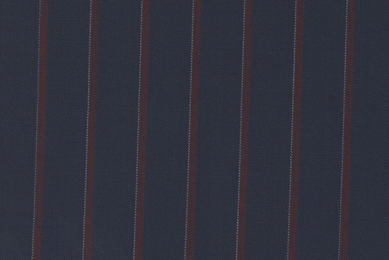 Sport Coats cloth 28869-160: NAVY W/RED WIDE STR